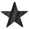 Foil Star Cutout - Black 12" (EACH)