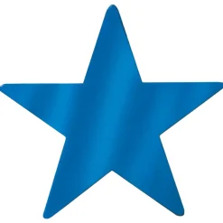 Foil Star Cutout - Blue 15" (EACH)