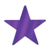 Foil Star Cutout - Purple 9" (EACH)
