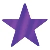 Foil Star Cutout - Purple 12" (EACH)