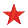 Foil Star Cutout - Red 5" (EACH)