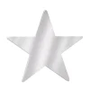 Foil Star Cutout - Silver 9" (EACH)
