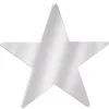 Foil Star Cutout - Silver 15" (EACH)