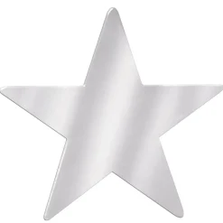 Foil Star Cutout - Silver 15" (EACH)