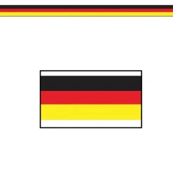 German Flag Poly Decor Material 50' (EACH)