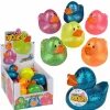 Glitter Rubber Duck Assortment 3.75" (DZ)