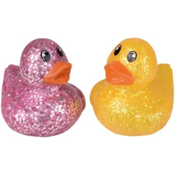 Glitter Rubber Duckling Assortment 1.5" (100 PACK)