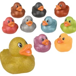 Glitter Rubber Ducky Assortment 2" (50 PACK)