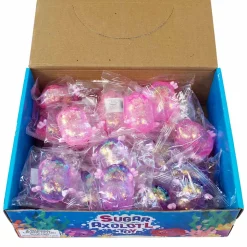 Glittery Sugar Squish Axolotl Assortment 2" (24 PACK)