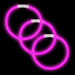 Glow Bracelets - Pink 8" (50 PACK)