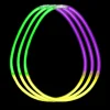 Glow Necklaces - Mardi Gras Tri-Color 22" (50 PACK)