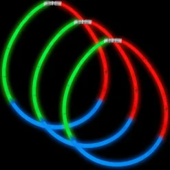 Glow Necklaces - Tri-Color 22" (50 PACK)