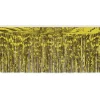 Gold 1-Ply Metallic Fringe Drape 15" x 10' (EACH)