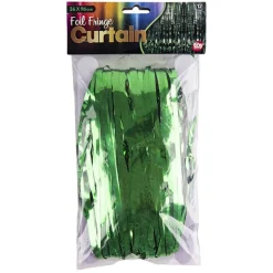 Green Foil Fringe Curtain 36" x 96" (EACH)