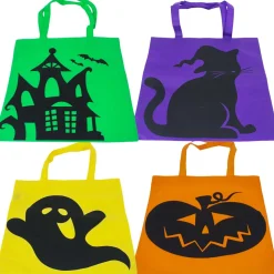 Halloween Tote Bag Assorted 15.75" x 14.5" (EACH)