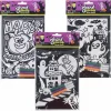Halloween Velvet Coloring Poster Assorted 8" (EACH)