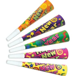 Happy New Year Horn Assorted 9" (EACH)