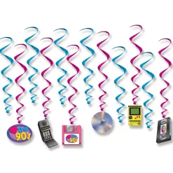 I Love The 90's Whirls 17.5" - 32" (12 PACK)