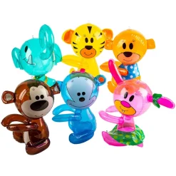 Inflate Hug Me Animals Assortment 14" (DZ)