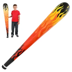 Inflate Jumbo Flame Baseball Bats 65" (DZ)