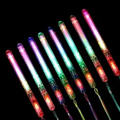LED Flashing Light Wand Assortment 8.25" (DZ)