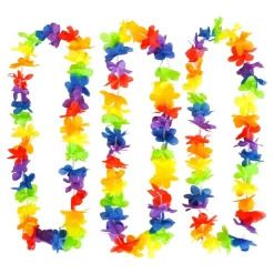 Lei - Rainbow Flowers 36" (DZ)