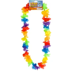 Lei - Rainbow Flowers 36" (DZ)