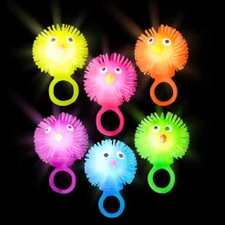 Light Up Chicken Puffer Ring Assortment (24 PACK)