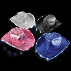 Light Up Cowboy Hat Assorted (EACH)