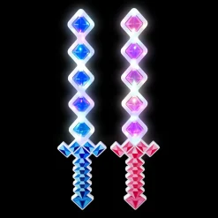 Light Up Diamond Shape Sword Assorted 23" (EACH)