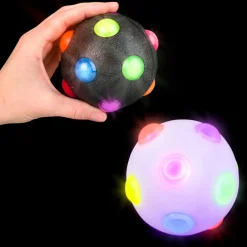 Light Up Disco Ball Assorted 4" (EACH)