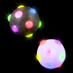 Light Up Disco Ball Assorted 4" (EACH)