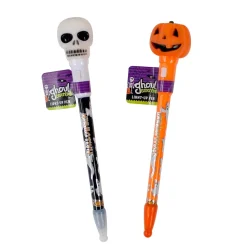 Light Up Halloween Pen Assorted 7.5" (EACH)
