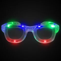 Light Up Multicolor Retro Sunglasses (EACH)