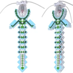 Light Up Pixel Spinner Wand 13" (EACH)