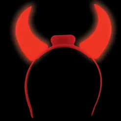 Light Up Red Devil Horns (EACH)