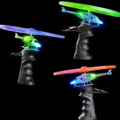 Light Up Ripcord Helicopter Assorted 6" (EACH)