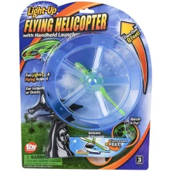 Light Up Ripcord Helicopter Assorted 6