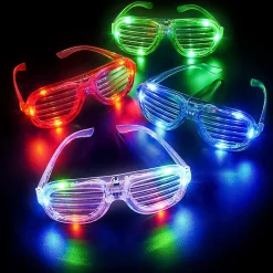 Light Up Slotted Glasses Assortment (DZ)
