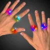 Light Up Spiky Jelly Ring Assortment (24 PACK)