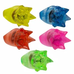 Light Up Spiky Jelly Ring Assortment (24 PACK)