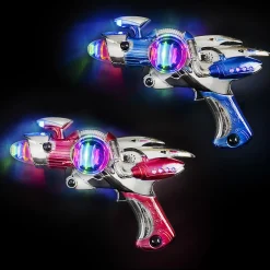Light Up Spinning Space Blaster Assorted 11.5" (EACH)