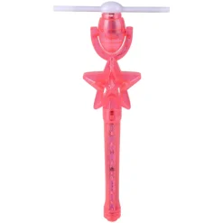 Light Up Star Spinner Windmill Wand Assorted 14" (EACH)