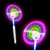 Light Up Swivel Spinner Wand - White 15" (EACH)