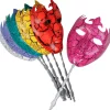 Mardi Gras Mask - Cracked Assorted (EACH)