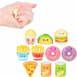 Micro Squish Fun Food Assortment 1.5" - 2.25" (100 PACK)