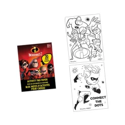 Mini Activity Pad Favor - Incredibles 2 3.5" (48 PACK)