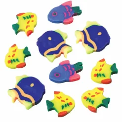 Mini Fish Eraser Assortment .75" (144 PACK)
