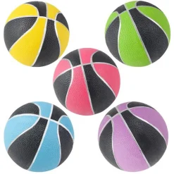 Mini Neon and Black Basketball Assorted 7" (EACH)