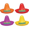 Mini Sombrero Assortment 2 1/2" (8 PACK)